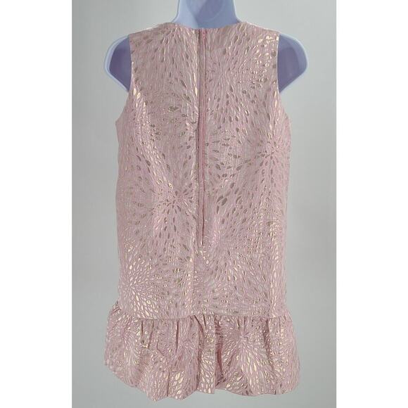 Lilly Pulitzer girl's Thalia Dress in Prosecco Pink Lagoon Jacquard NWT size 16 - Picture 2 of 12